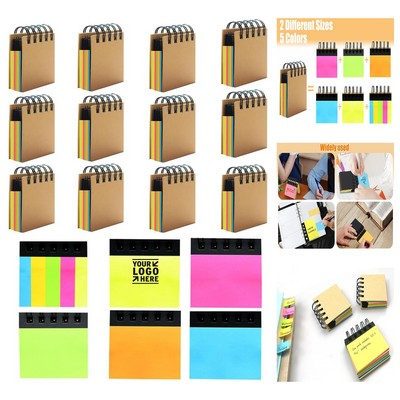 3" x 3.5" Kraft Hard Cover Mini Notebook, 250 Count