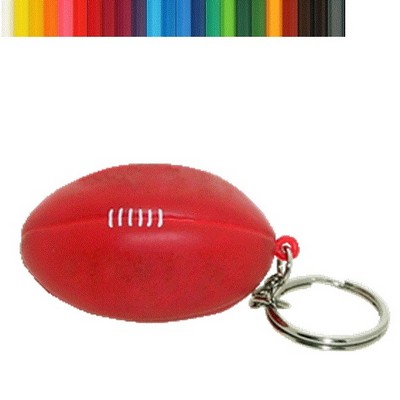 Mini Rugby Stress Ball Keychain