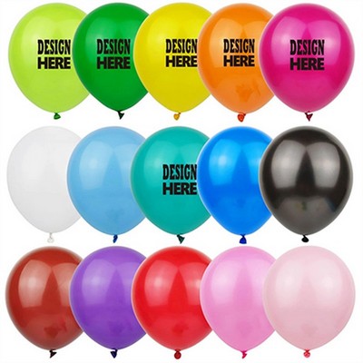 10" Custom Rainbow Latex Balloon