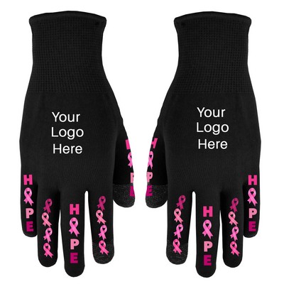 Awareness Sports Performance Text Gloves