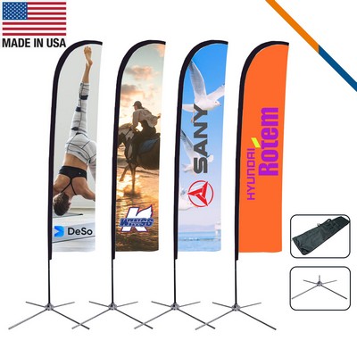 13' Telen Single-Sided Straight Flag