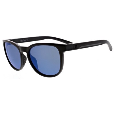 Hurley® Matte Black Men's Polarized Low Pro Sunglasses