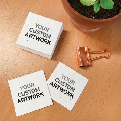 Double-Sided Plantable Square Business Cards