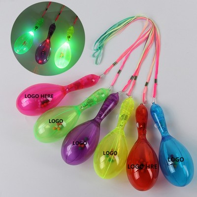 Light UP Mini Plastic LED Flashing Shaker