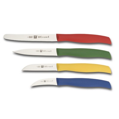 Zwilling Twin Grip 4Pc Multi-Colored Paring Knife Set