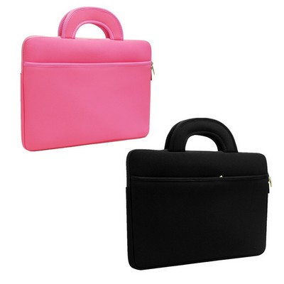 Thickened Neoprene Laptop Sleeve with Large Handle