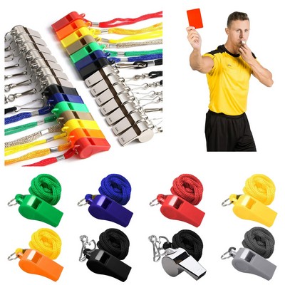 Durable Plastic Sports Referee Whistle