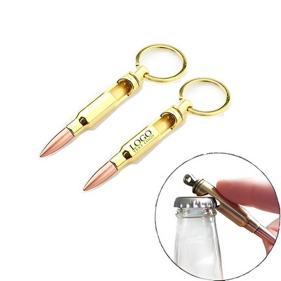 Bullet Bottle Opener Keychain