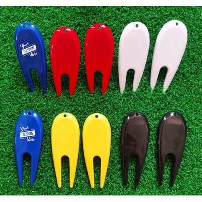 Customized Plastic Divot Golf Tool