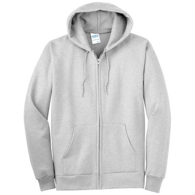 Port & Company® Essential Fleece Full-Zip Hooded Sweatshirt