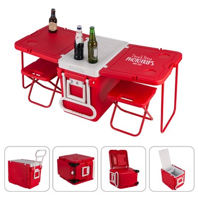 Muti-functional Cooler Picnic Camping Table