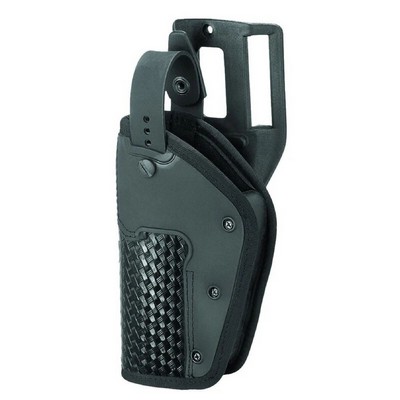 Synthetic Leather Basket Weave Universal Gun Holster Left