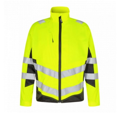 VISIPRO Reflective Safety Jacket with Black Trim - 280G Fleece - ANSI 107-2015 Class 3