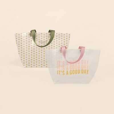 Dumpling Tote - Grid Vinyl