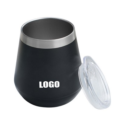 Water Drop 10oz Stainless Steel Cup with Double-Wall Insulation and Slide Lid