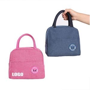 Insulated Portable Meal Bag With 600D Oxford Cloth and Aluminum Film