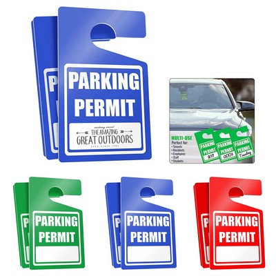 Parking Permit Hang Tag