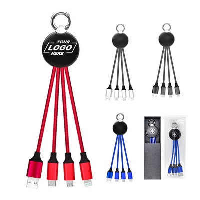 Multi-Device Keychain Charging Cable