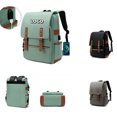 Vintage Laptop Travel Backpacks