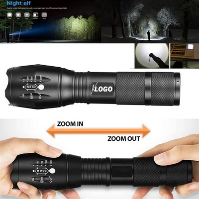 High Power LED Tactical Flashlight Rechargeable