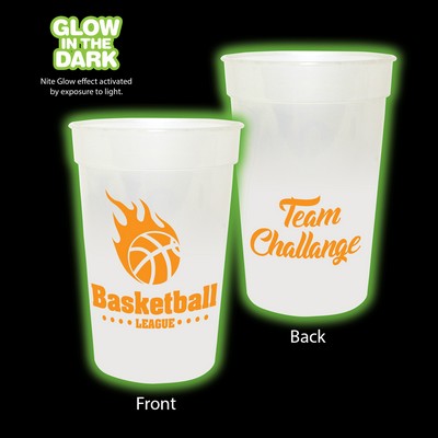 17 Oz. Nite Glow Stadium Cup (Spot Color)