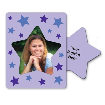 30 Mil Star Center Picture Frame Magnet - Full Color