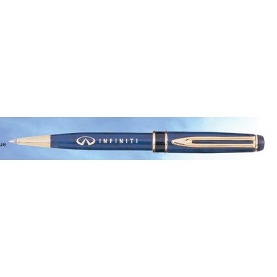 Marbleized Ball Point Pen w/ 22 Karat Gold Tip (Siikscreen)