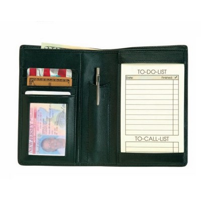 Leather Things To Do Passport Wallet (5 3/4"x4"x1/2")