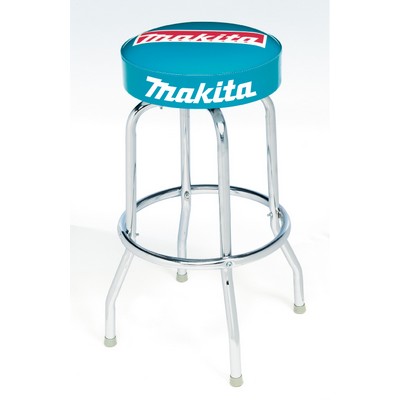 Swivel Bar Stool w/Single Ring- Seat, Top, & Side Logo