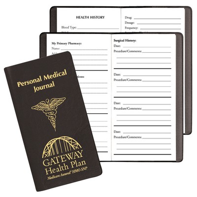 Personal Medical Journal w/ Continental Vinyl Cover