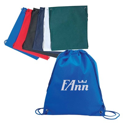 Non-Woven Polypropylene Drawstring Tote Bag (15"x18¾")