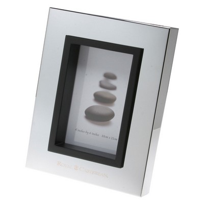 Glossy Silver Galleria Picture Frame (4"x6")