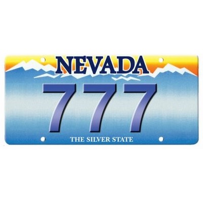 Nevada License Plate Promotional Magnet (3 Square Inch)