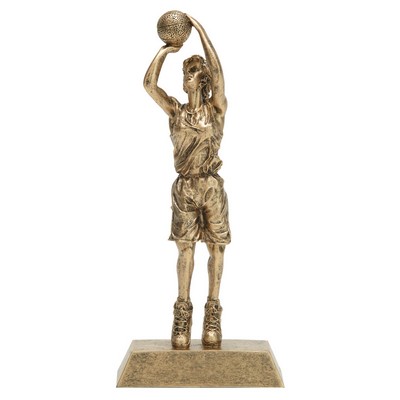 Basketball, Female Figure - Large Signature Figurines - 10-1/2" Tall