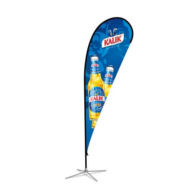 Teardrop Flag Banner Single Sided Sleeve (8ft)