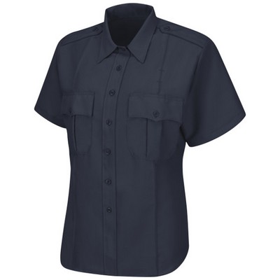 Horace Small - Men's Short Sleeve Zip-Front Sentry Dark Navy Shirt