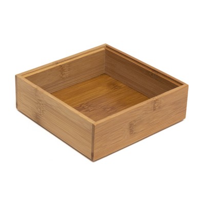 Bamboo Organization Box (6"x6"x2")