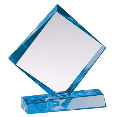 Sapphire Diamond Acrylic Award 6 1/2"H