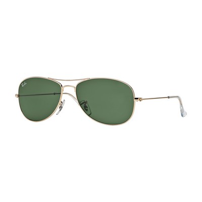 Ray-Ban® Gold/Green Cockpit Sunglasses