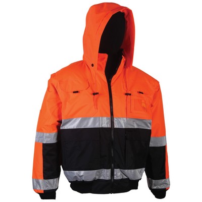 High Visibility Reversible Bomber Jacket, Class 3