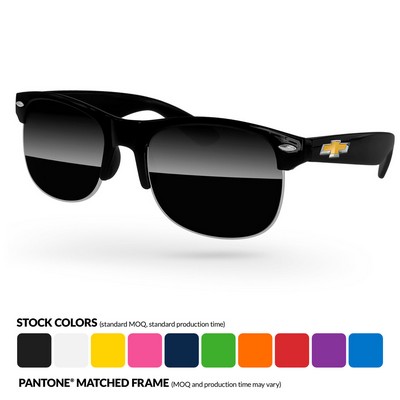 Club Sport Sunglasses W/ Temple Imprint