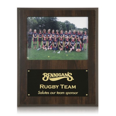 Photo Plaque - Walnut Finish