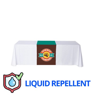 24" x 63" Liquid Repellent Standard Table Runner - Made in the USA