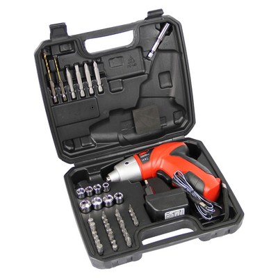 Cordless Rechargeable Screwdriver Socket Tool Set