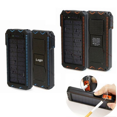 Cigarette lighter Solar Power Bank 12000mAh