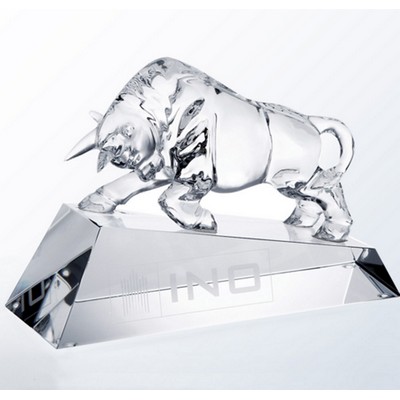 Optimistic Optic Crystal Bull Award