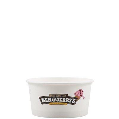 6 oz Paper Food Container - White - Digital