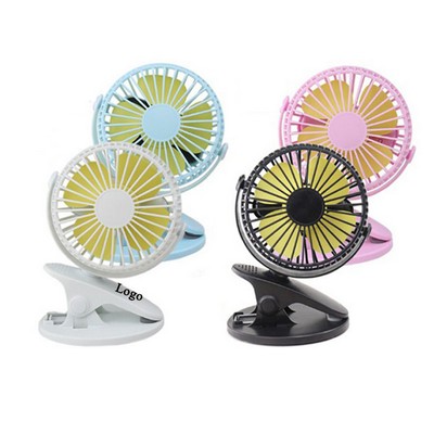 360-Degree Rotatable Clip Mini Fan