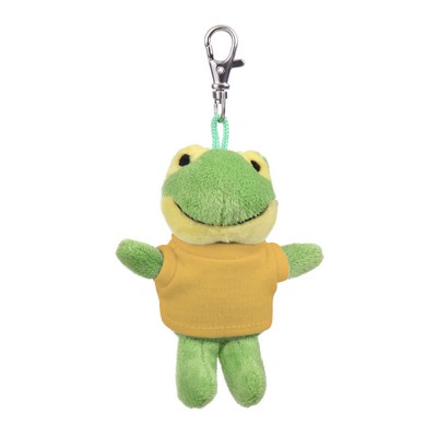 Soft Plush Frog Keychain with Tee