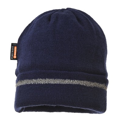 Reflective Trim Knit Hat Insulatex Lined